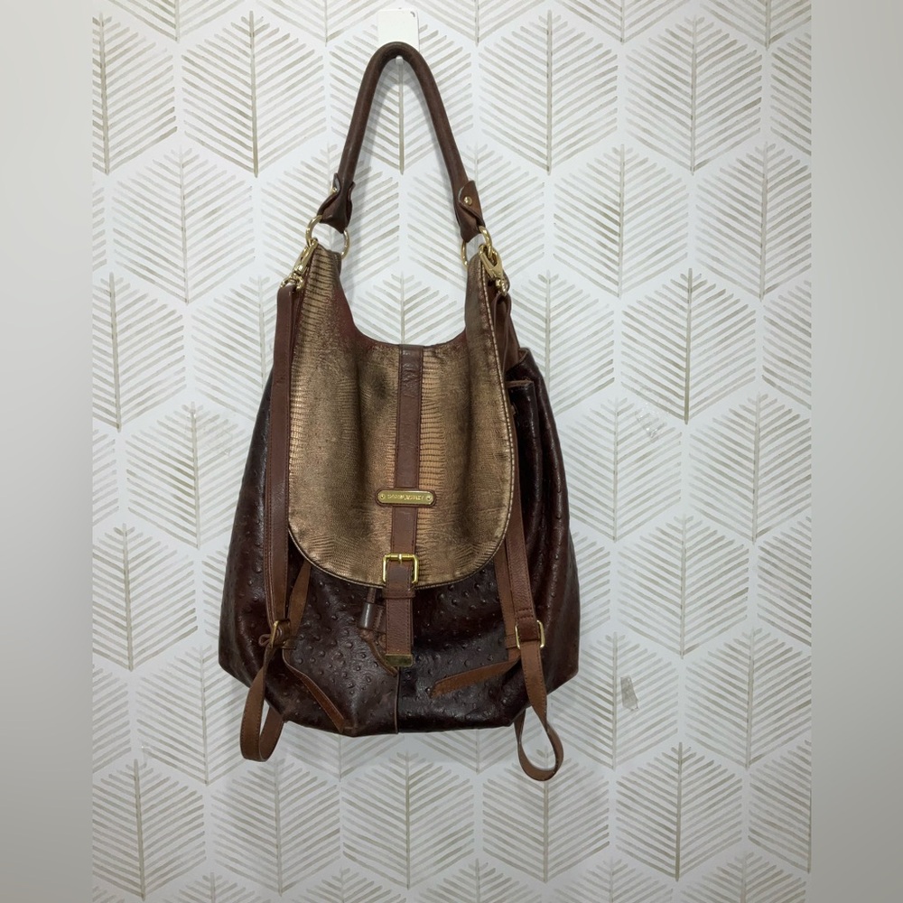 Cynthia Rowley Brown Backpack Convertible Design